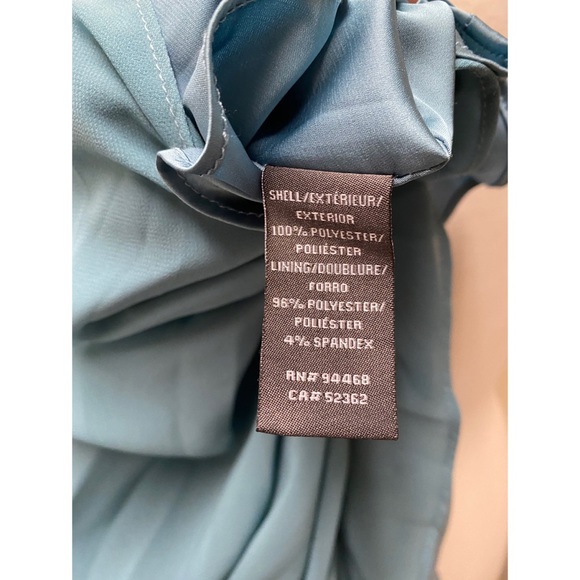 Vera Wang Off-the-Shoulder Charmeuse Dress - Picture 7 of 7